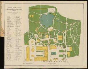 Plan der Niederschlesischen Gewerbe- u. Industrie-Austellung Görlitz 1905