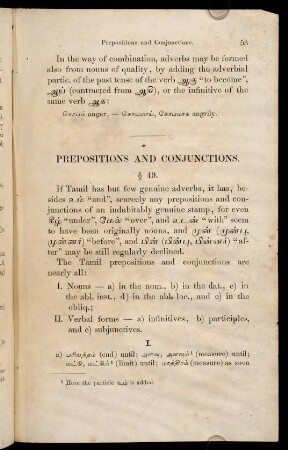 Prepositions and conjunctions (§49)