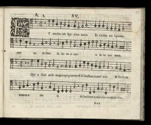 XV. Et exultauit spiritus meus (Secundi Toni)