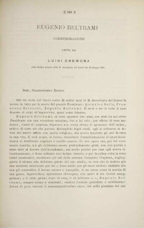 Eugenio beltrami commemorazione.