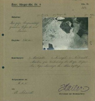 Foto der großen Straßenschleife zwischen "Weissem See" und Pairis (Luftbild)