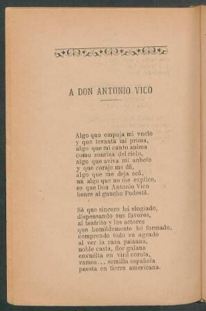 A Don Antonio Vico