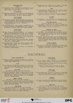 Nachtrag (Nr. 360-456)