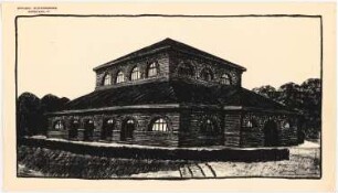 Saalbau, Emmagrube: Vorschlag A, Ansicht