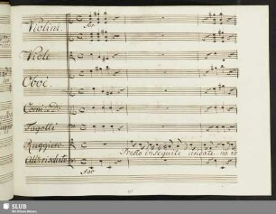 Recitat[iv]o con strom[enti]: Presto inseguite andate