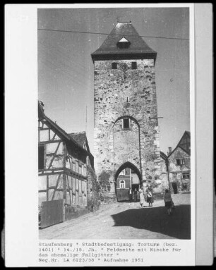 Torturm der ehemaligen Stadtbefestigung