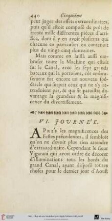 VI. journée