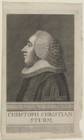 Bildnis des Christoph Christian Sturm