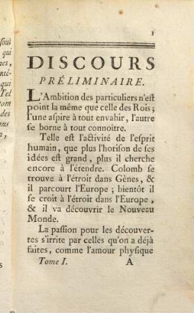 Histoire D'Un Voyage Aux Isles Malouines, Fait en 1763 & 1764 : Avec Des Observations Sur Le Detroit De Magellan, Et Sur Les Patagons. 1