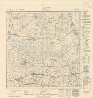 1421 (alte Nr.: 249) Viöl, Topographische Karte 1:25000 (4-cm - Karte)