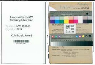 Entnazifizierung Arnold Kohnhorst , geb. 03.08.1893 (Jaeger)