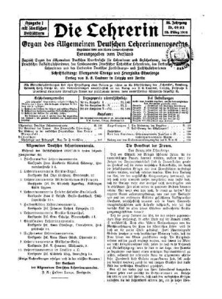 Die Berufsnot der Frauen