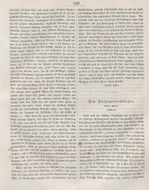 139-142 Die Inspirationslehre
