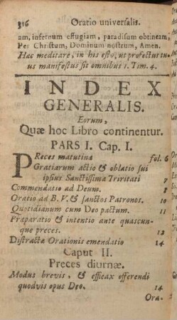 Index generalis.