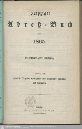 44.1865: Leipziger Adreß-Buch