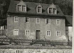 Meißen, Siebeneichener Straße 16. Wohnhaus (bezeichnet 1827)