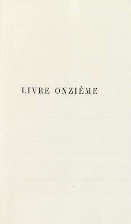 Livre onzième