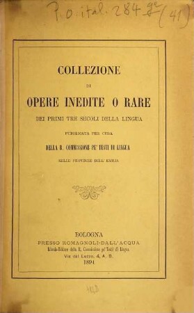 Le poesie volgari e latine di Matteo Maria Boiardo, riscontrate sui codici e su le prime stampe da Angelo Solerti