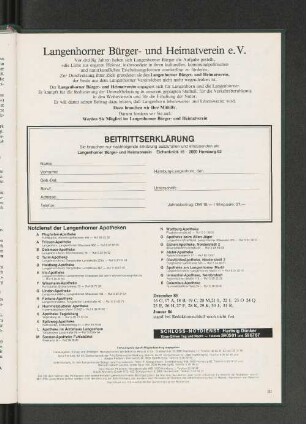 Beitrittserklärung