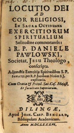 Locutio Dei ad cor Religiosi