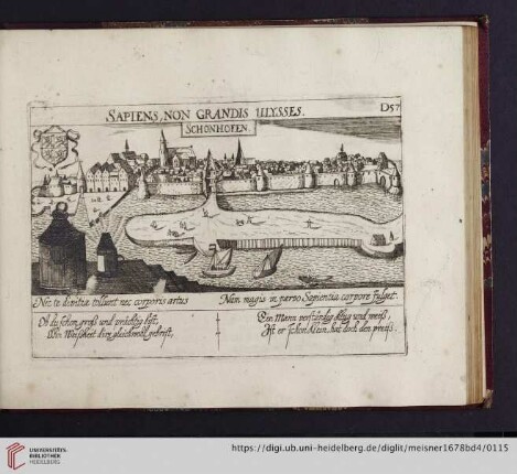 D57. Schon Hofen, "Sapiens, non grandis ulysses"