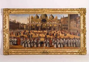 »Prozession am Markustag« - Ölgemälde nach Gentile Bellini