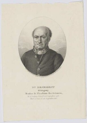 Bildnis des N.as Desmarest