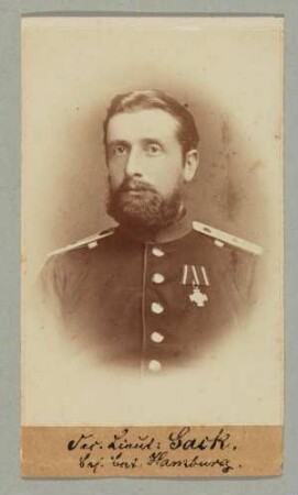 Bildnis von Sack