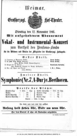 Vokal- und Instrumental-Konzert