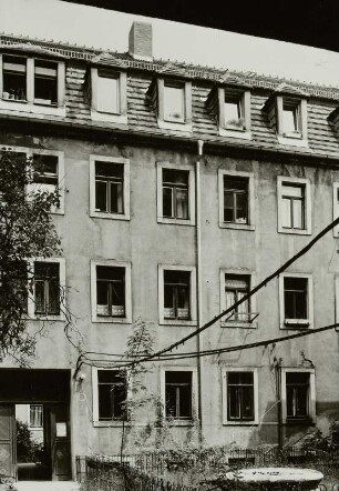Dresden-Neustadt, Louisenstraße 67. 1. Hinterhaus (1900). Hofansicht
