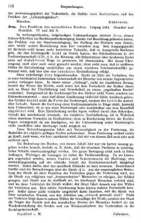 118, Jung. Das Problem des natürlichen Rechts. 1912