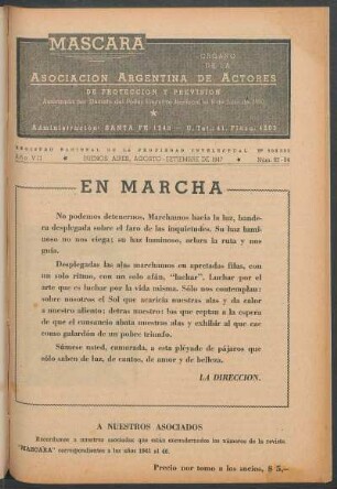 En marcha
