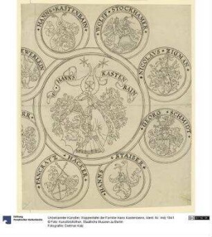 Wappentafel der Familie Hans Kastenbeins