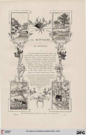 12: La montagne et le paysage