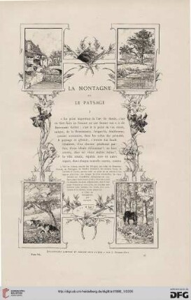 12: La montagne et le paysage