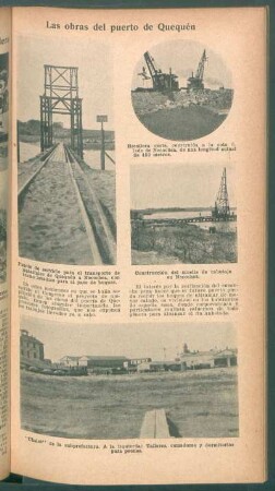 Las obras del puerto de Quequén