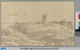 Dörfer in Landschaft. Maschinen-Teil