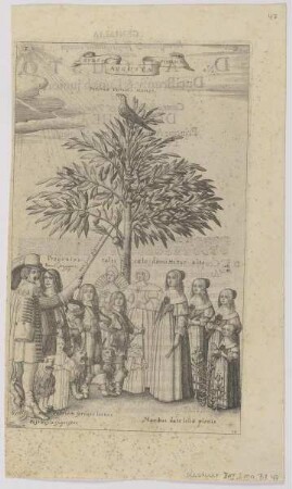 Gruppenbild des August von Braunschweig-Lüneburg und seiner Familie