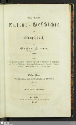 1: Die Einleitung und die Urzustände der Menschheit enthaltend
