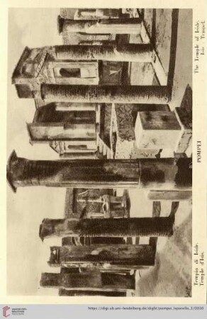 Pompei – Tempio di Iside. – Temple d’Iside. – The Temple of Iside. – Isis-Tempel.
