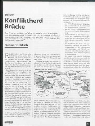 Öresund: Konfliktherd Brücke