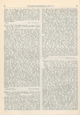 56-57 [Rezension] Freiburger Diözesan-Archiv. N. F., 25. Bd