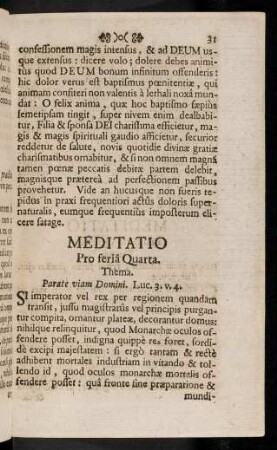 31-41, Meditatio Pro Feria Quarta; ...