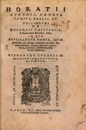 De medendis calculosis exulceratis renibus liber