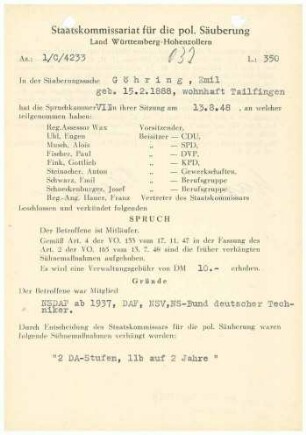 Göhring, Emil