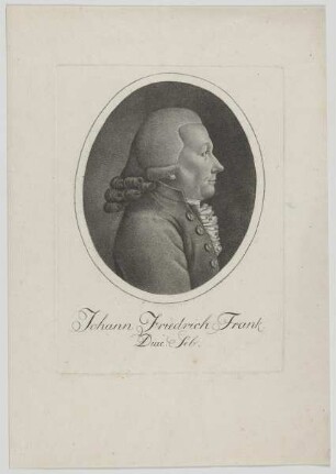 Bildnis des Johann Friedrich Franck