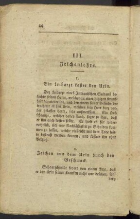 III. Zeichenlehre.