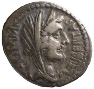 Münze, Denar, 43-42 v. Chr.