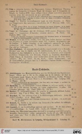 Buch-Einbände (Nr. 978 - 1001)