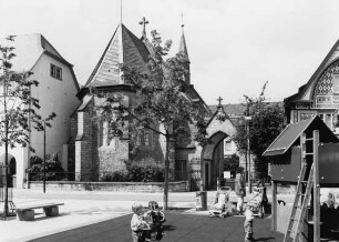 Kath. Hospitalkirche St. Joseph; Bensheim, Hauptstraße 79, Hauptstraße 87, Hauptstraße 85, Hauptstraße 81